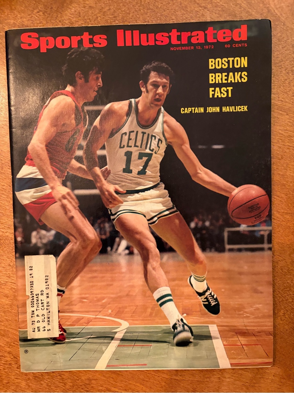 Vintage Sports Illustrated Magazine - Green/White